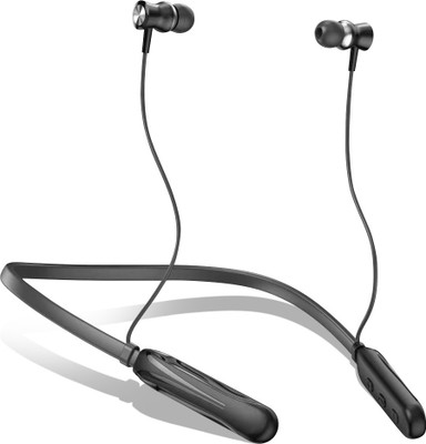 CIHLEX CH-160 Latest Headphones Neckband Music Time Battery Backup 30 Hours (Black1) Bluetooth(Black, In the Ear)