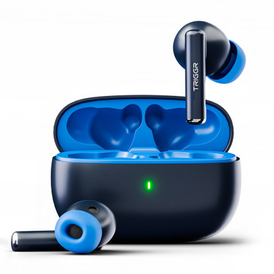 TRIGGR Ultrabuds N1 Neo with ENC, 40Hr Playback, 13mm Drivers, Rich Bass, Fast Charging Bluetooth(Cobalt Mariner, True Wireless)