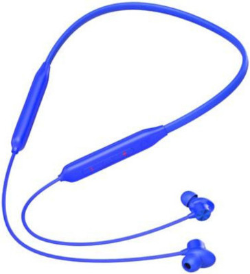 Nslix Z2 - MAGNETIC POWER OFF/ON 48Hr Playtime Headphone Neckband (ZB5) Bluetooth & Wired(Blue, In the Ear)