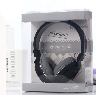 RECTITUDE High Performance Sh-12 Wireless Bluetooth Over the Ear Headphone with Mic Bluetooth(Black, On the Ear)