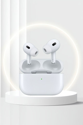 Morxt Airpox pro 2 White wireless bluetooth 2.3 earbuds Bluetooth(White, On the Ear)