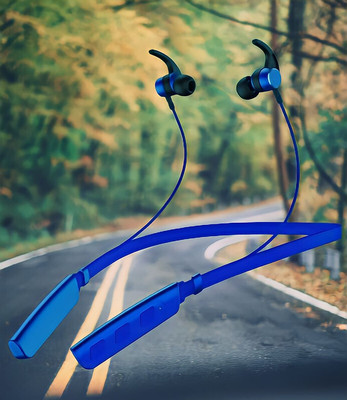 GPQ STORE Rokerz 235 Pro Wireless Bluetooth Neckband(B.0.478 Bluetooth(Blue, In the Ear)