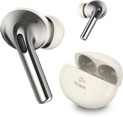 Tunifi Buds Pro 3 - Midnight Opus Bluetooth Bluetooth(Cream White, True Wireless)