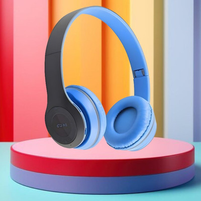 Wireless Gaming Sports Headphones Stereo With SD Card & 5-6h Battery BackupWE407 Bluetooth Headset(Multicolor, True Wireless)