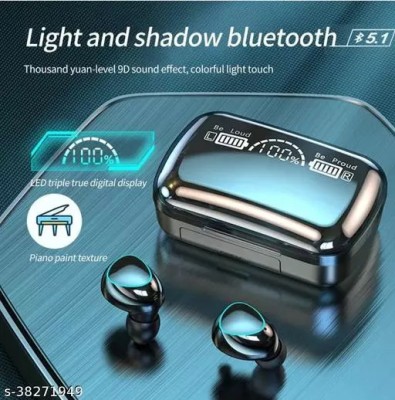 Dozokil M10 TWS Bluetooth Earbuds Wireless Bluetooth 5.1 Stereo IPX7 Waterproof Headset Bluetooth Headset(Black, True Wireless)