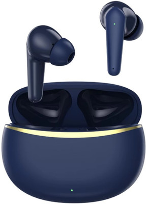 COREGENIX WOW Bluetooth TWS Earbuds with ENC & Built-in Mic , 30hrs of Playtime Bluetooth(Navy Blue, True Wireless)