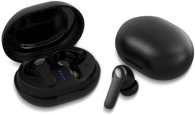 FPX AirFlow Ear Wireless Headphone 25 Hrs Digital Battery Indicator Bluetooth Headset(Black, True Wireless)