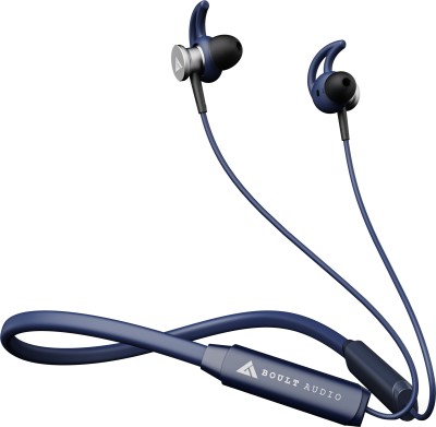 Boult ProBass EQCharge with ZEN Mode ENC, 32hrs Playtime, Ultra-Fast Charging Bluetooth Headset(Blue, In the Ear)