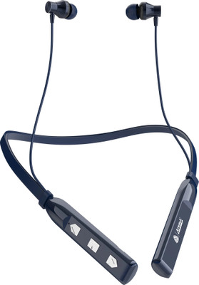 Aroma NB119 Titanium - 48 Hours Playtime Neckband Bluetooth(Blue, In the Ear)
