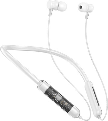 Tunifi HYDRO Neckband Upto 40 Hours Playtime with ASAP Charge Bluetooth(Ice White, In the Ear)