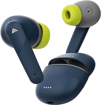 Boult Z35 With Zen ENC Mic, 32Hrs Battery Life, 45ms Ultra-Low Latency Mode, 5.3v Bluetooth Headset  (Blue Moss, True Wireless) For Rs. 719 @ 76 %