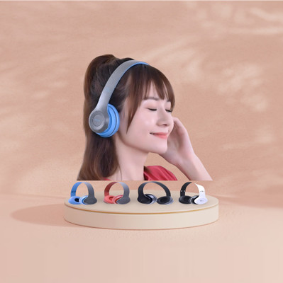 TWS Stylish Wireless Headphones with Microphone for Versatile Use._Z4 Bluetooth & Wired(Black, On the Ear)
