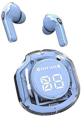 Brolan Bluetooth Earbuds Touch Control with Hi-Fi Stereo Audio Noise Reduction Bluetooth Gaming(Blue, True Wireless)