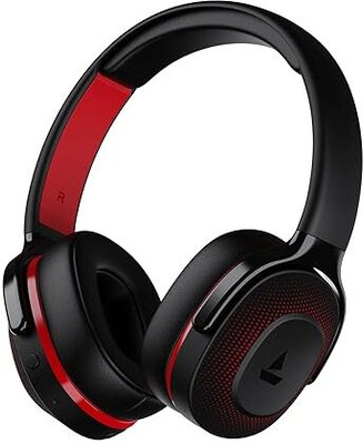 boAt Rockerz 425,25H Battery, BEAST Mode,ENx,Dual Pair, Stream Ad Free Music via App Bluetooth(Active Black, On the Ear)