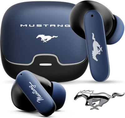 GOBOULT Mustang Derby with 100 Hrs Battery, App Support, Dual Pairing, 4 Mic ENC, 5.4v Bluetooth(Derby, True Wireless)