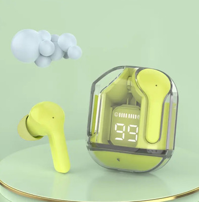 HOUSE OF SOUND T-12 Wireless|Music Earbuds Bluetooth(Green, True Wireless)