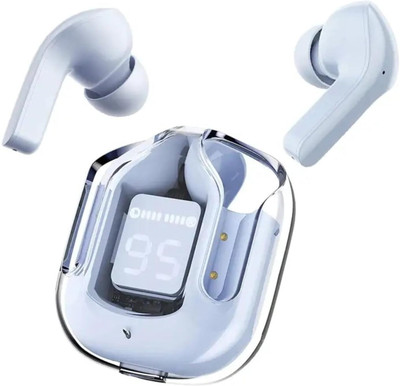 Mudo LED Display TWS Earphones – Ultrapods Max Wireless with Charging Case Bluetooth(Blue, True Wireless)