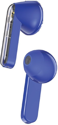 JAZX Butterfly Transparent Buds - 48 Hours Playtime, TWS Bluetooth Earbuds Type C Bluetooth(Blue, In the Ear)