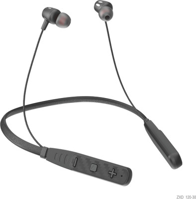 Zusix Dhamaka 120 - Quick Charge with 48 Hours Music Time Wireless Neckband Bluetooth(Black, In the Ear)