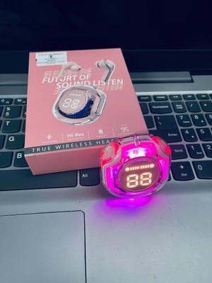NKL Smart Design Led UltraPods 2 Buds With Charging Case 418 Bluetooth(Pink, True Wireless)