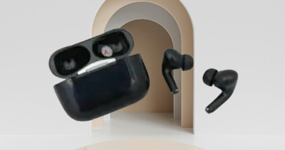 JQVA TWS Max True Wireless Earbuds with ANC & Mic – Jet Black Bluetooth(Black, In the Ear)