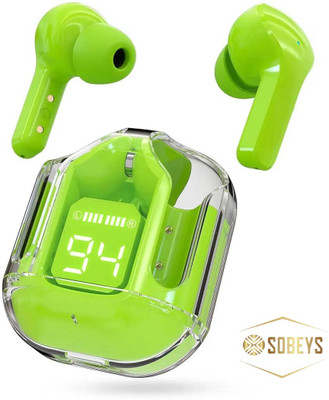 SOBEYS Ultrapod Earbuds/TWS ASAP Charging Bluetooth(Green, True Wireless)