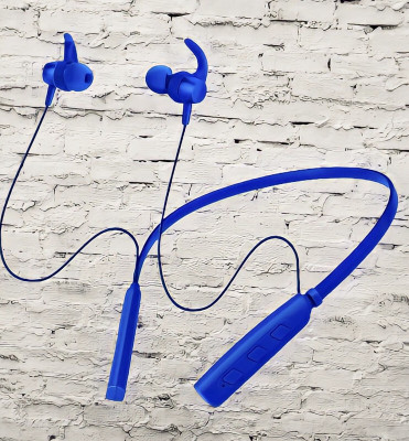 GPQ STORE Rokerz 235 Pro Wireless Bluetooth Neckband(B.0.194 Bluetooth(Blue, In the Ear)