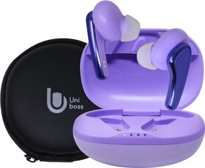 UniBoss Glamour Bluetooth Headset(Purple, True Wireless)