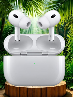 SANNO WORLD Earbuds Pro 2 (2nd generation) with Mic|Noise Canceling,25H Playback 32 (USB-C) Bluetooth(White, True Wireless)