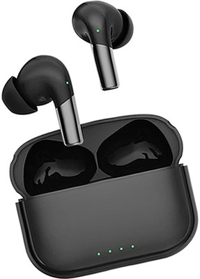 Chaebol Bluetooth Truly Earbuds with mic 50 Hours Total Playback with Fast Charging Bluetooth Gaming(Black, In the Ear)