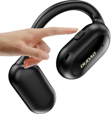 DUDAO U4A 13mm Large Speaker Single Ear Open Earhook Business Earphone 18H Talk/Calls Bluetooth(Black, On the Ear)