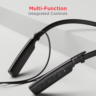 GPQ STORE Rokerz 235 Pro Wireless Bluetooth Neckband(0.4403 Bluetooth(Black, In the Ear)