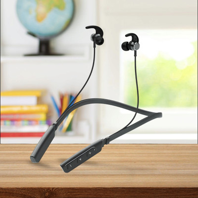 QPG STORE Rokerz 235 Pro Wireless Bluetooth Neckband(0.216 Bluetooth(Black, In the Ear)