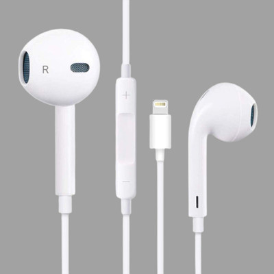 MARS Wired Headphone Bluetooth & Wired(White, In the Ear)
