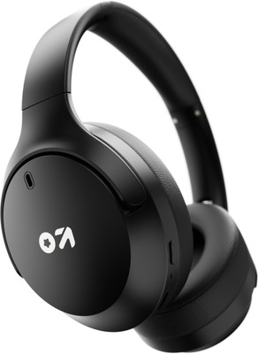 GOBOULT Q 70 Hrs Battery, ENC Mic, 40mm Boosted Drivers, 4 EQ Modes, Supreme Bass, 5.4v Bluetooth & Wired(Black, On the Ear)