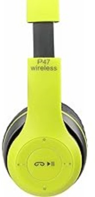 GDS EAN_name of trust P47 Wireless Bluetooth Portable Sports Headphones Bluetooth & Wired Headset(Multicolor, On the Ear)