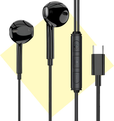 Yildiz BassHeads 100 Wired Earphones Mic For One_Plus Nord CE 2 Lite/CE2/CE 3 Lite[73] Wired(Black, In the Ear)