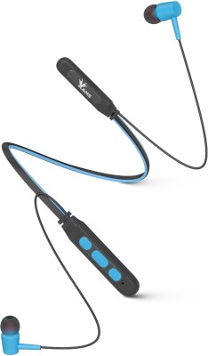 AAMS 101 in-Ear Bluetooth 5.2 Neckband,Upto 60Hrs Playtime, Magnetic Earbud, with Mic Bluetooth Headset(Black, Blue, In the Ear)