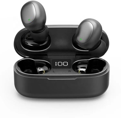 VEHOP AirBuds Bluetooth Earbuds TWS with ENC, 20hrs of Play & Fast Charging Bluetooth Headset(Black, True Wireless)