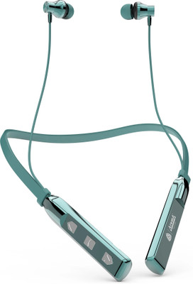 Aroma NB119 Titanium - 48 Hours Playtime Neckband Bluetooth(Green, In the Ear)