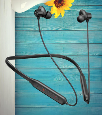 GREE MATT Neckband with 3 Days Battery Backup,Powerful Bass,Waterproof,Bluetooth N2 Bluetooth(Black, In the Ear)