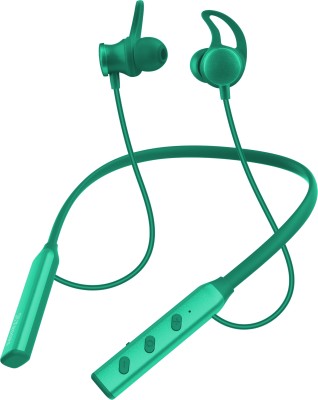 TP TROOPS Wireless in Ear Bluetooth Magnetic Earbuds Neckband with ENC Mic, 67HR Playtime Bluetooth(Green, In the Ear)