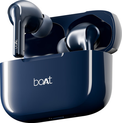 boAt Airdopes 161/163 with ASAP Charge & 40 HRS Playback Bluetooth(Cool Sapphire, True Wireless)