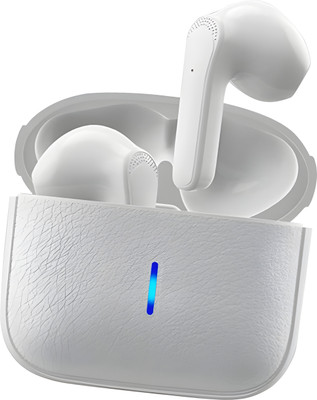 TOCSIN BassBuds Pro-S8 Wireless Headphone Earbuds with Active Noise Cancellation (WH8) Bluetooth Gaming(White, True Wireless)