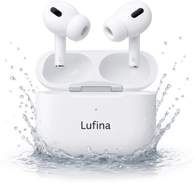 Lufina Bluetooth Earbuds, True Wireless Headphone FT Bluetooth Gaming(White, True Wireless)