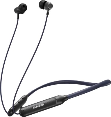 MR.NOBODY N50 With 40 HRS Playback,Fast Charging,High Bass & ASAP Charge Bluetooth N19 Bluetooth Headset(Black, In the Ear)