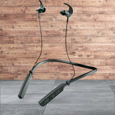 GPQ STORE Rokerz 235 Pro Wireless Bluetooth Neckband(0.2056 Bluetooth(Black, In the Ear)