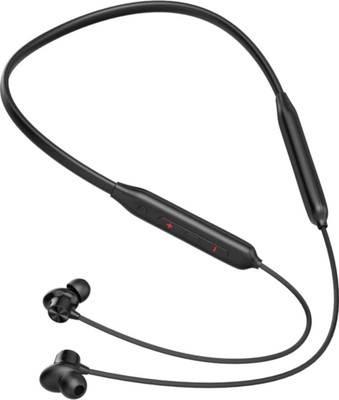 RED WIRED BTS- 48 Hour Playtime Bluetooth Headphone Neckband Earphone Bluetooth(Black, In the Ear)