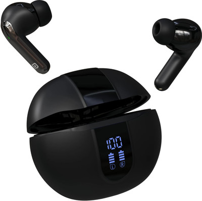 Portronics Twins 29 ANC in-ear TWS Wireless Earbuds,30 Hrs Playtime, Auto ENC, Low Latency Bluetooth(Black, True Wireless)