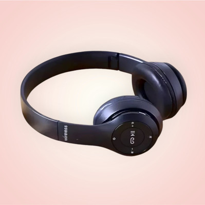 TWS Fold Wireless UltraBass Signature Sound_J0 Bluetooth & Wired(Black, On the Ear)